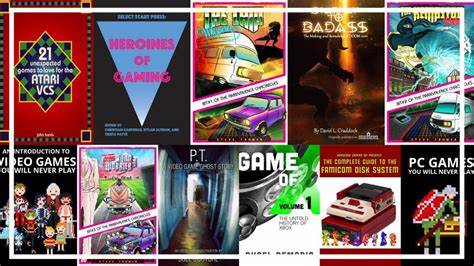 An image of multiple gaming catalogues through the ages